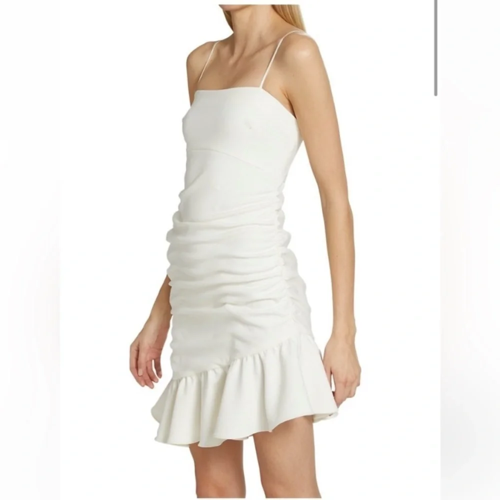 NWT Cinq a Sept Lilith Ruched Mini Dress